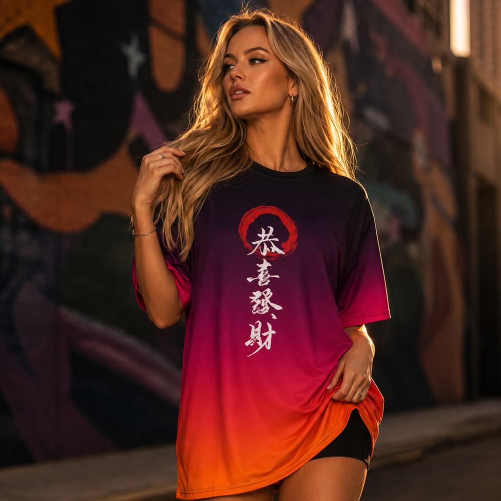 Shadow Tee in Tokyo Afterglow
