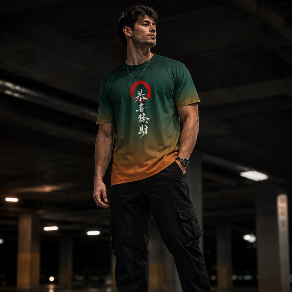 Shadow Tee in Verdant Ember