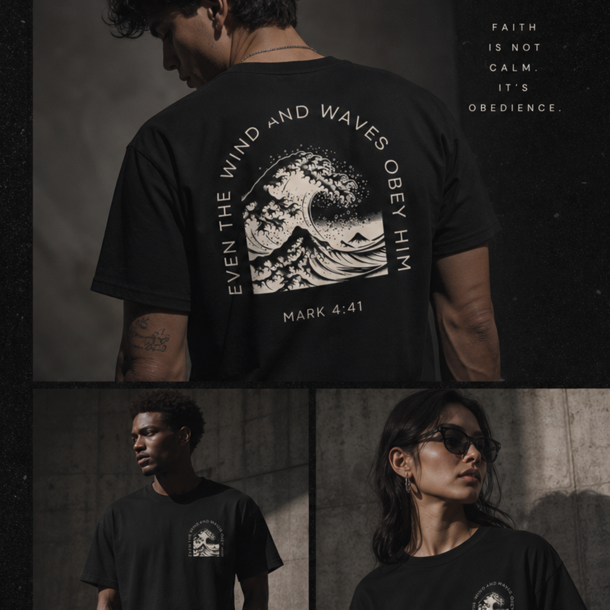 Obey Him Bold Cotton Tee