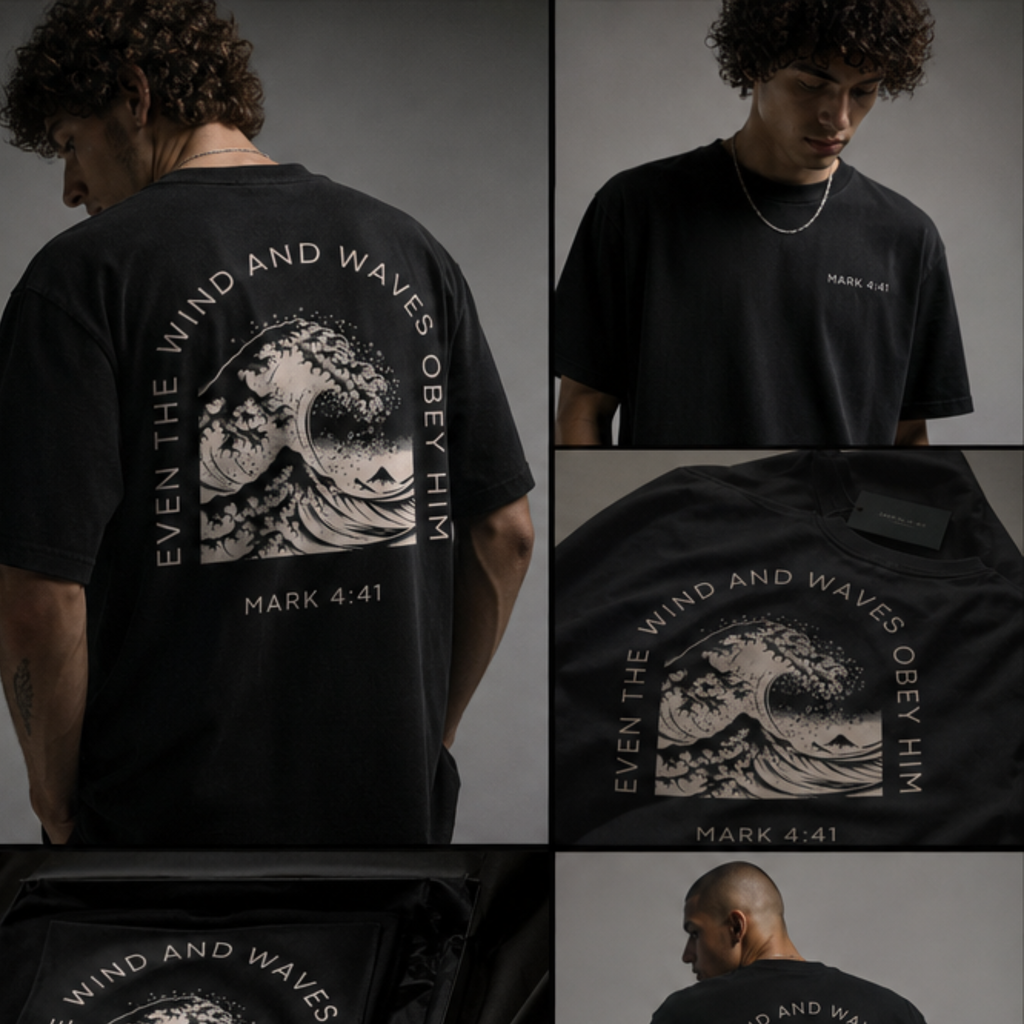 Obey Him Understated Cotton Tee