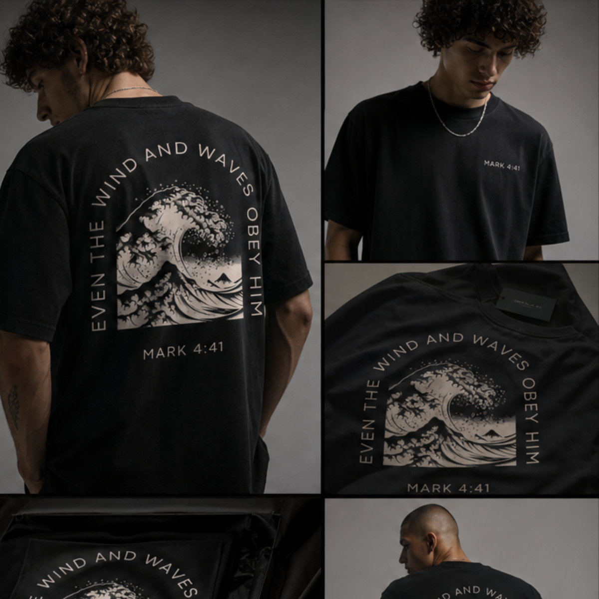 Obey Him Understated Cotton Tee