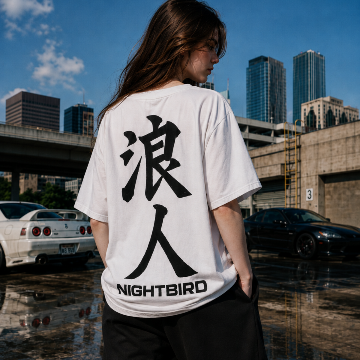 Launch Capsule Oversized Tee in White