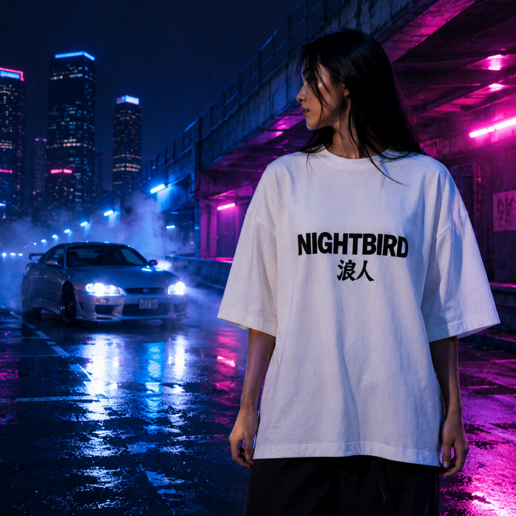Launch Capsule Oversized Tee in White
