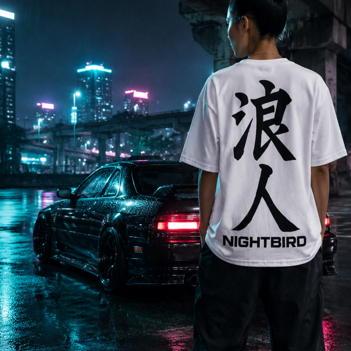 Launch Capsule Oversized Tee in White