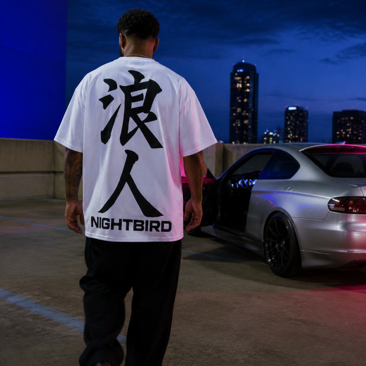 Launch Capsule Oversized Tee in White
