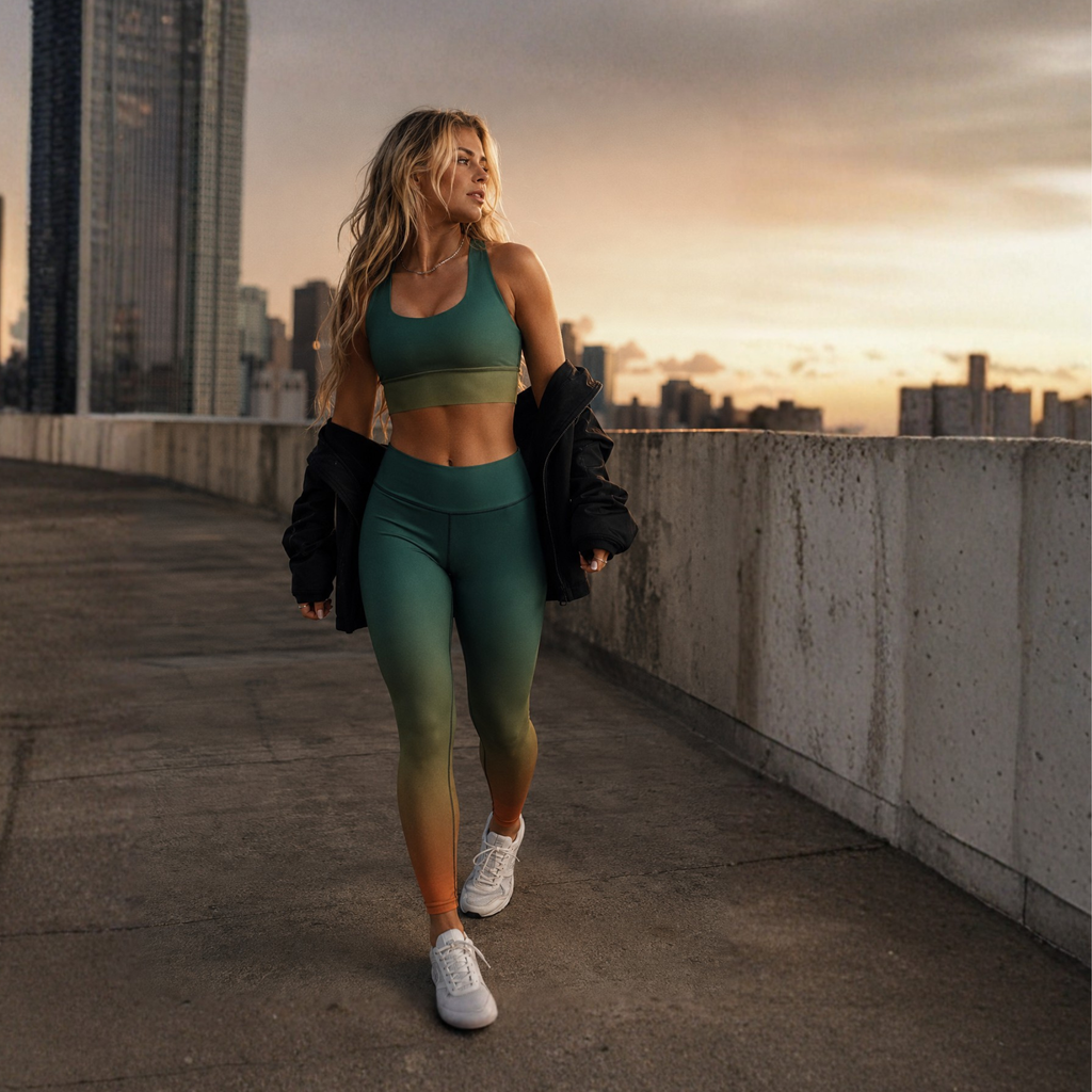 Yoga Leggings in Verdant Ember