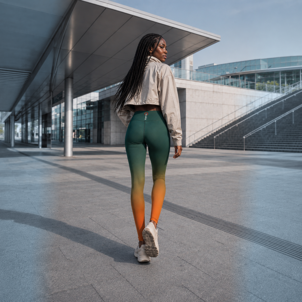 Yoga Leggings in Verdant Ember