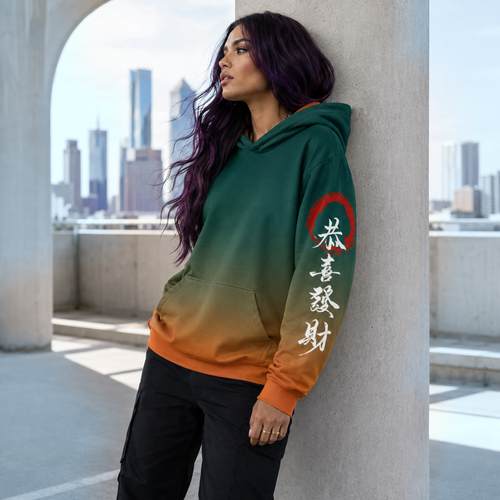 Hoodie in Verdant Ember