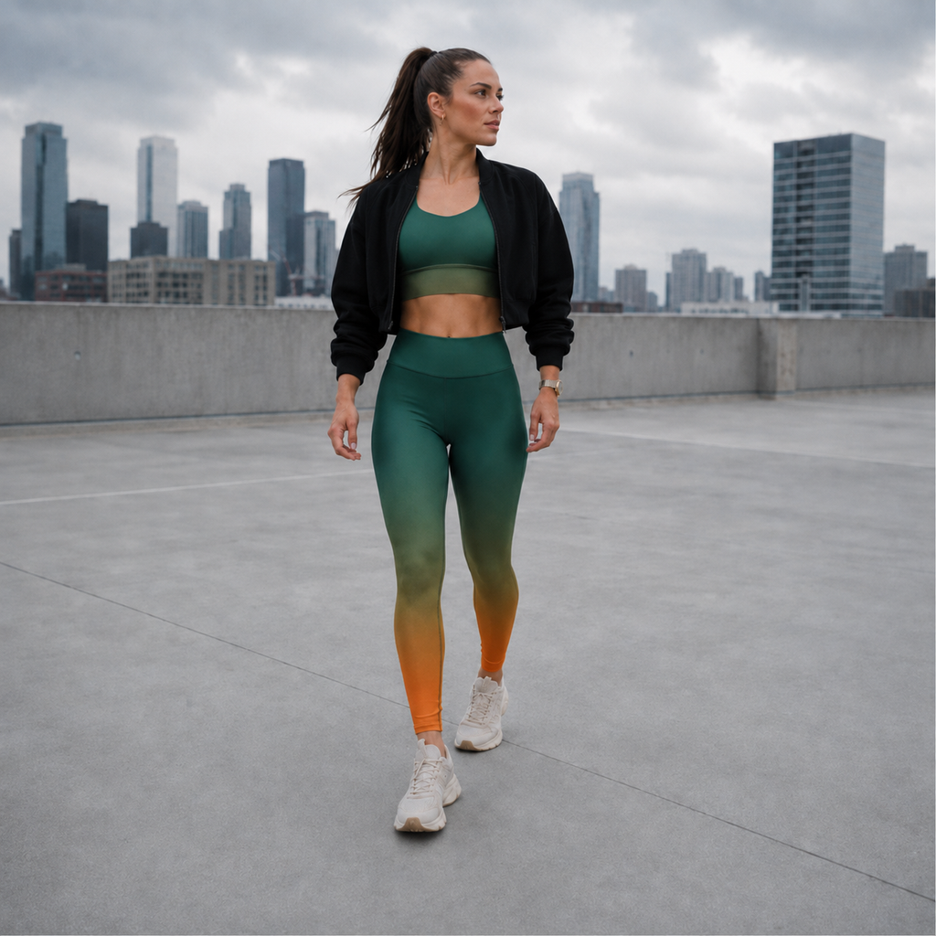 Bra Top in Verdant Ember