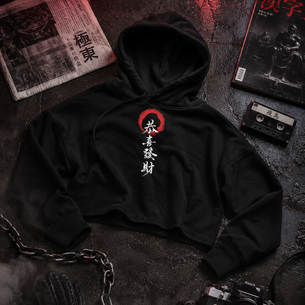 Nightbird Cropped Hoodie