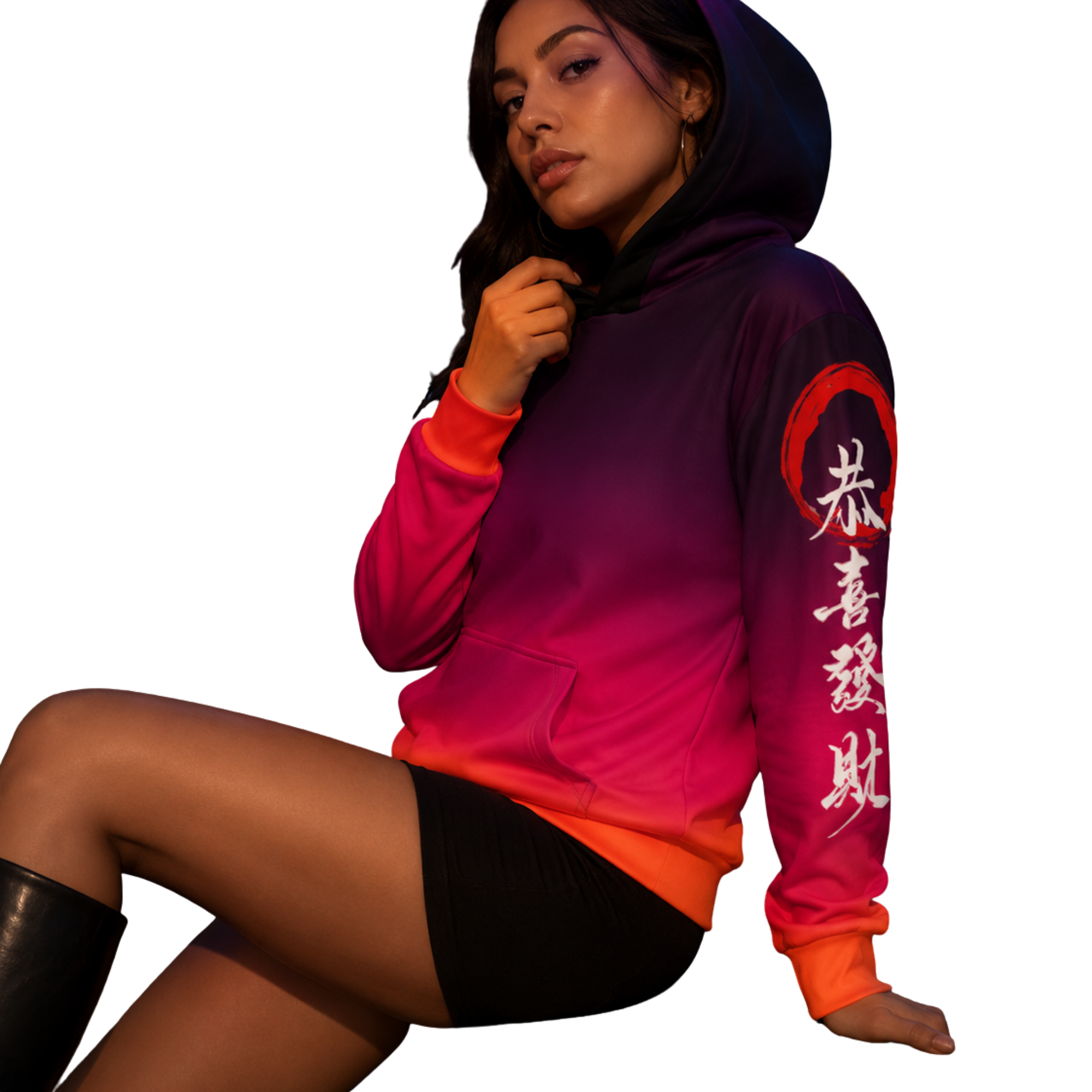 Hoodie in Tokyo Afterglow