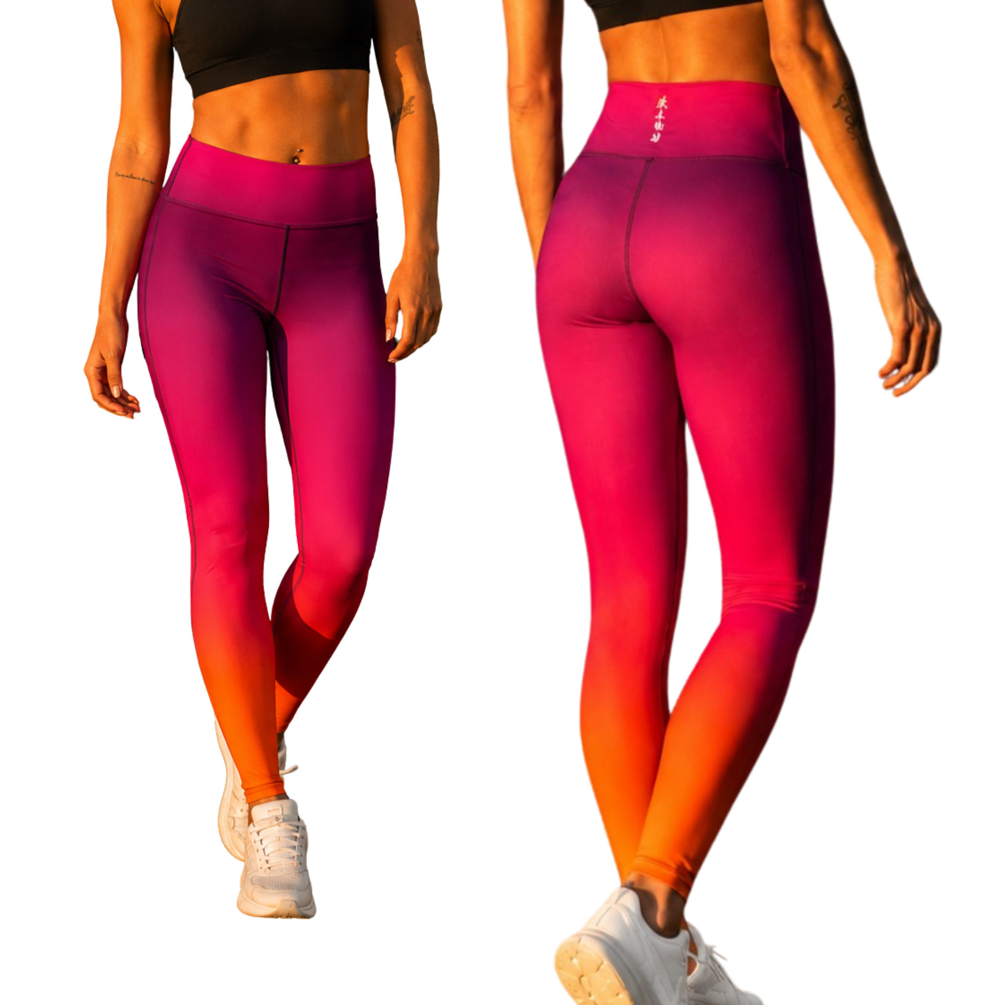 Yoga Leggings in Tokyo Afterglow