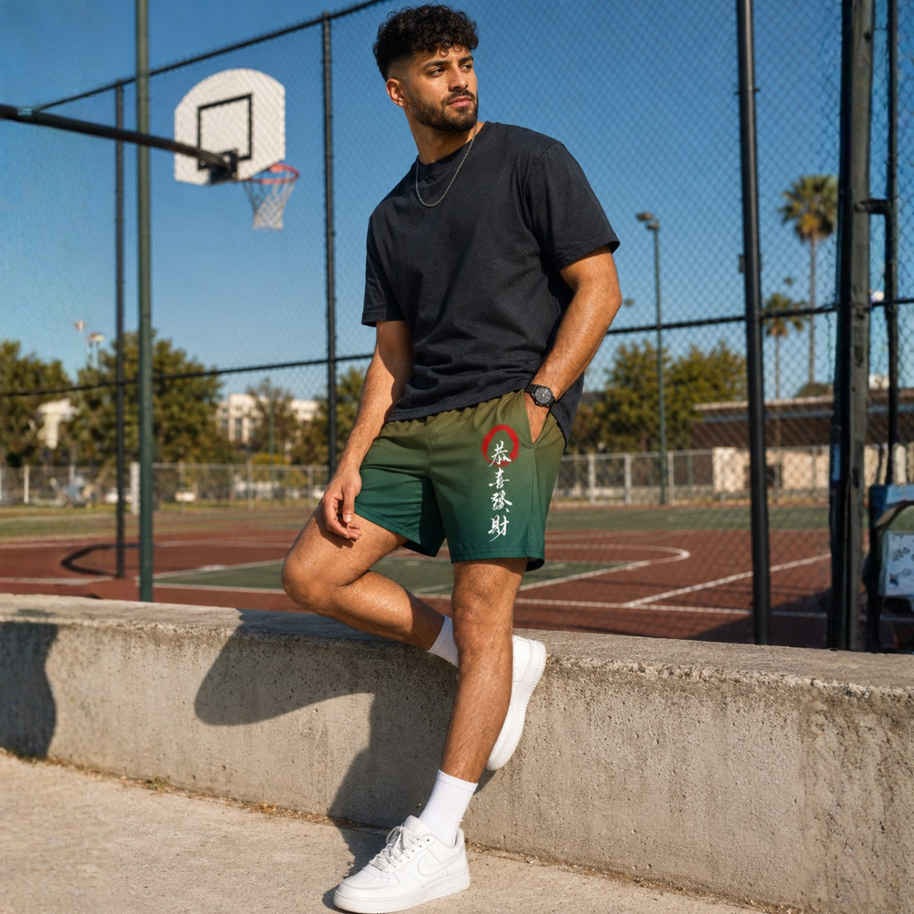 Athletic Shorts in Verdant Ember