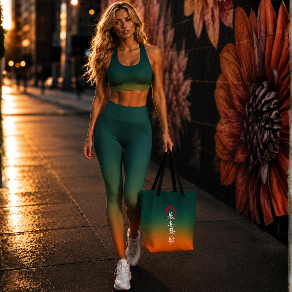 Yoga Leggings in Verdant Ember