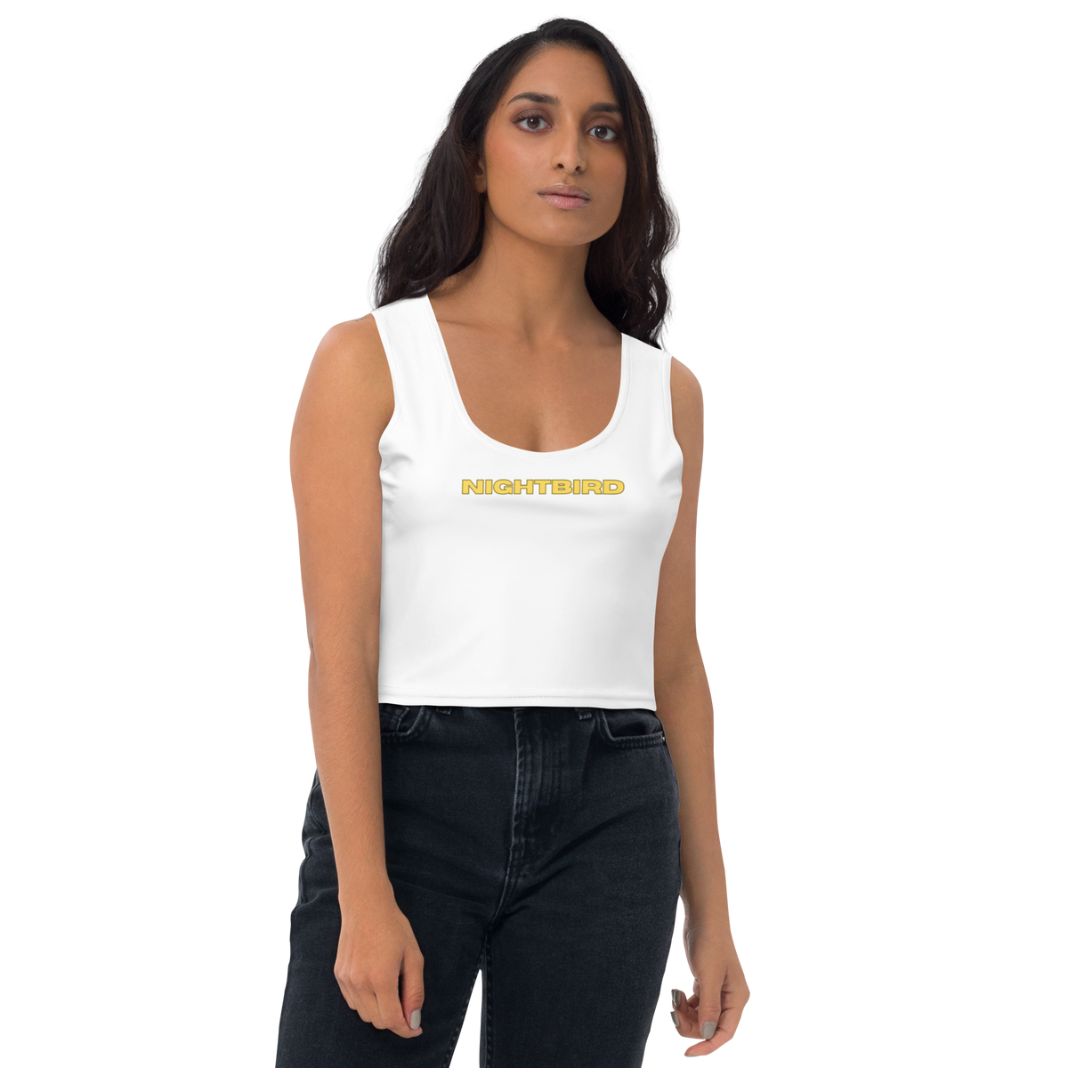 Nightbird Letter Cropped Tank