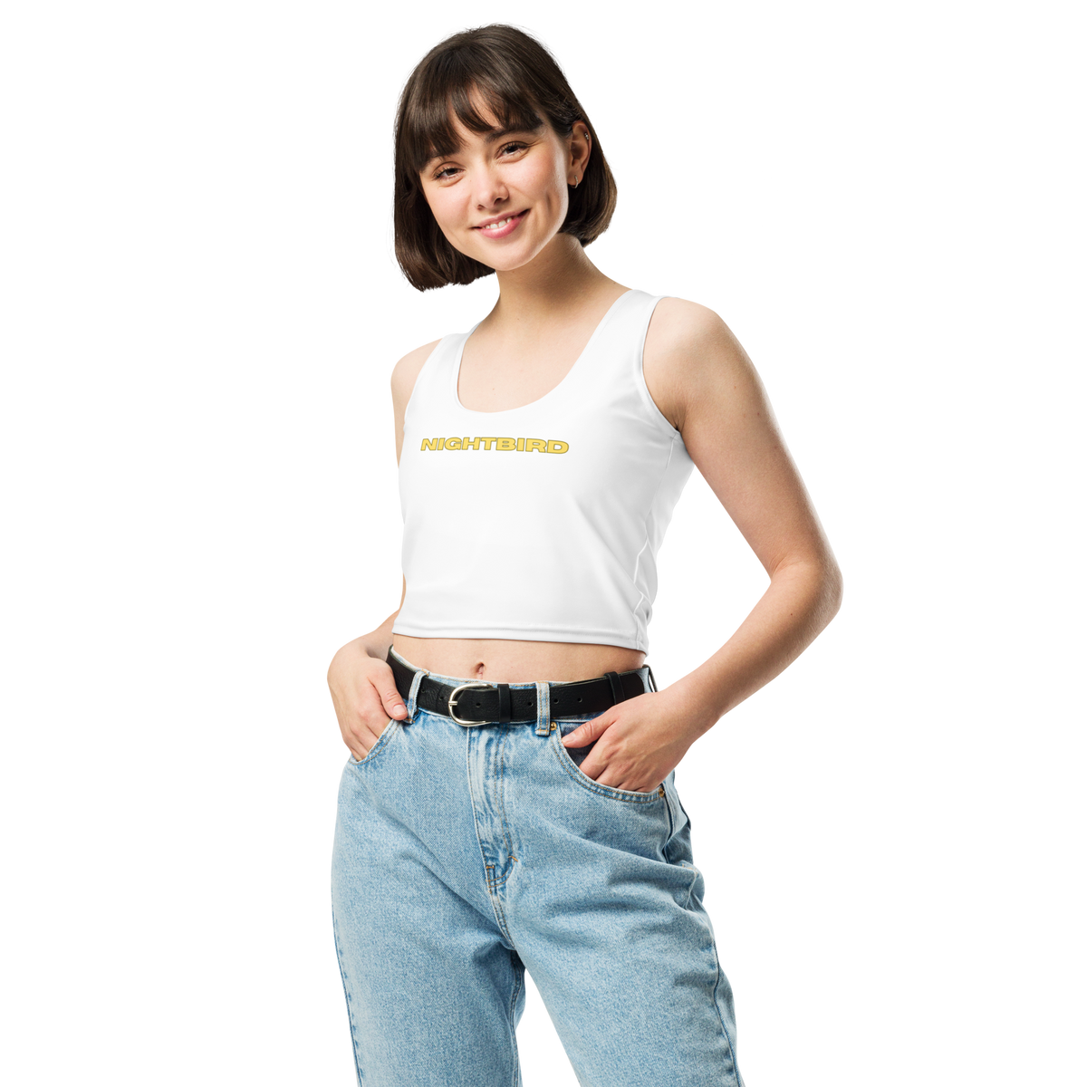 Nightbird Letter Cropped Tank