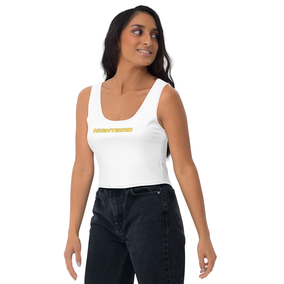 Nightbird Letter Cropped Tank
