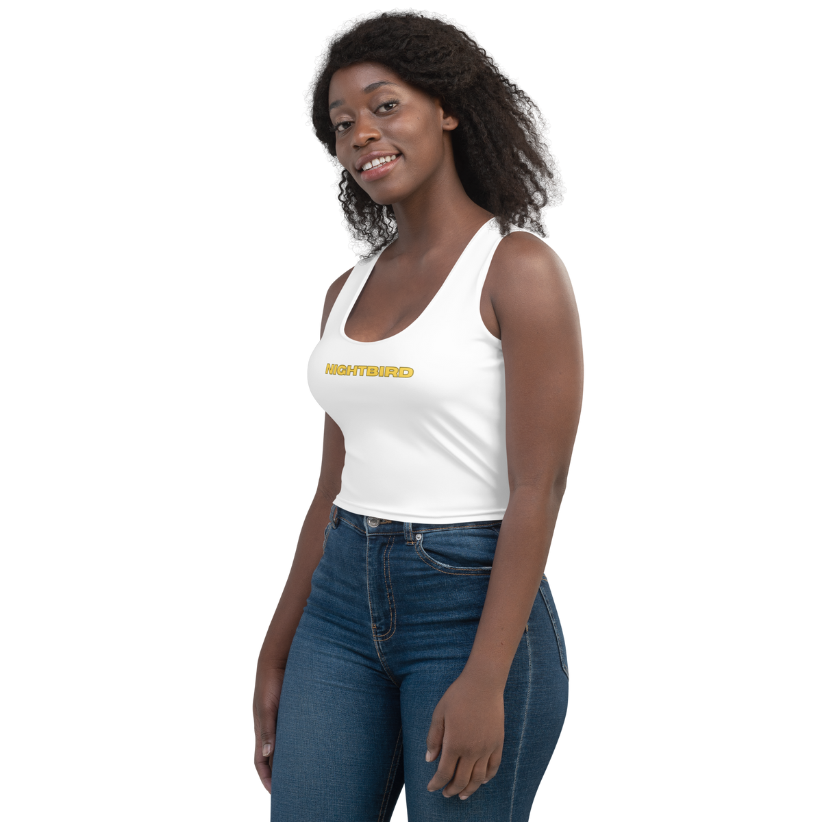 Nightbird Letter Cropped Tank