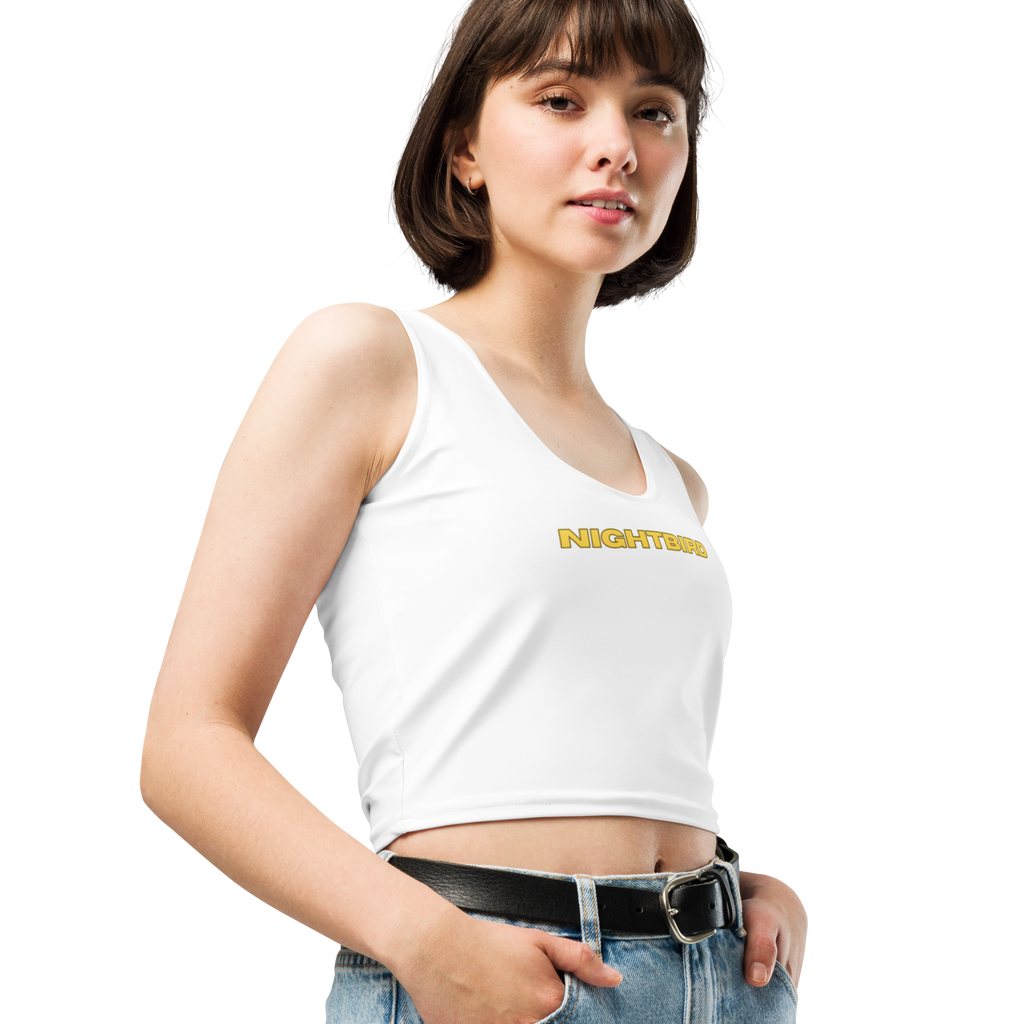 Nightbird Letter Cropped Tank