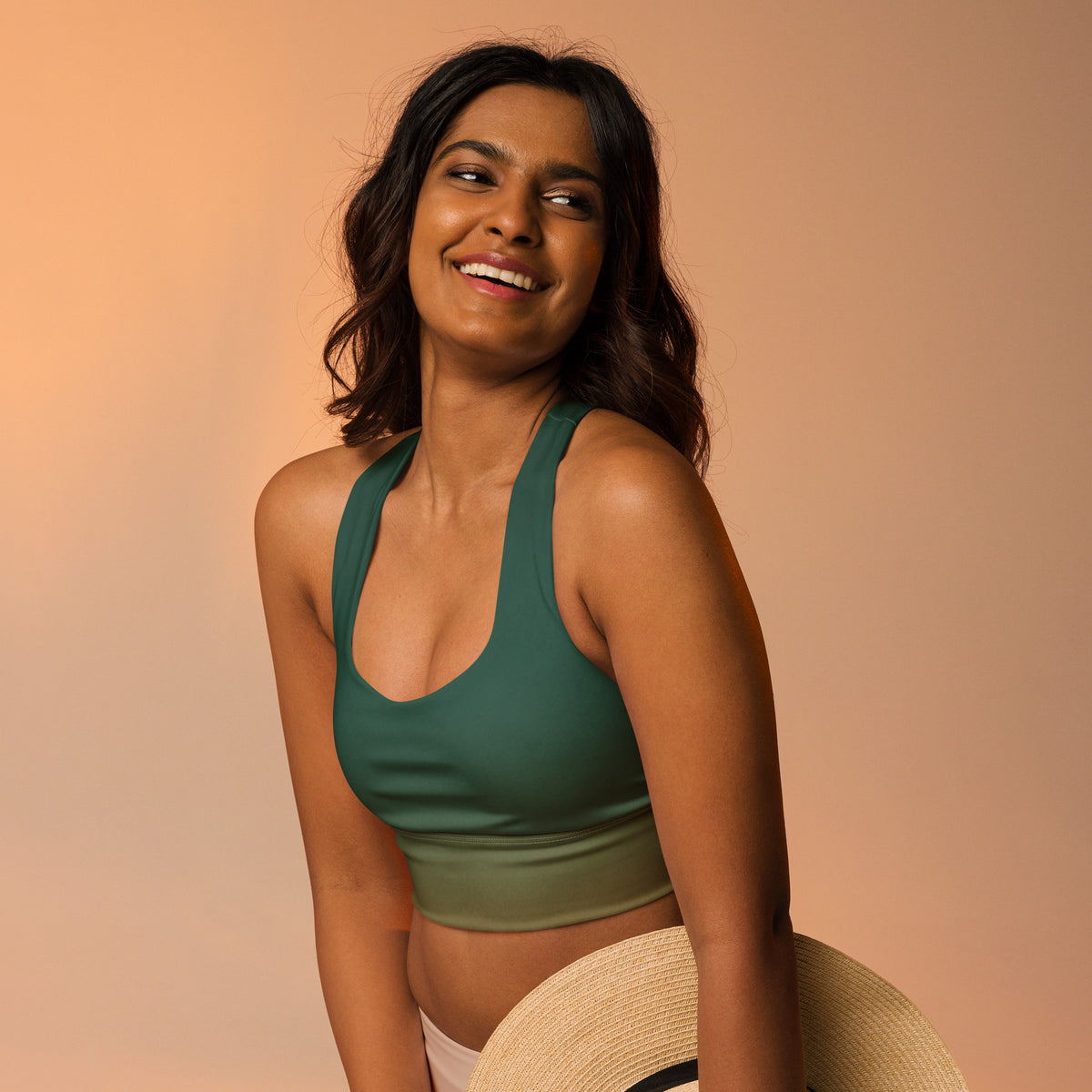 Bra Top in Verdant Ember