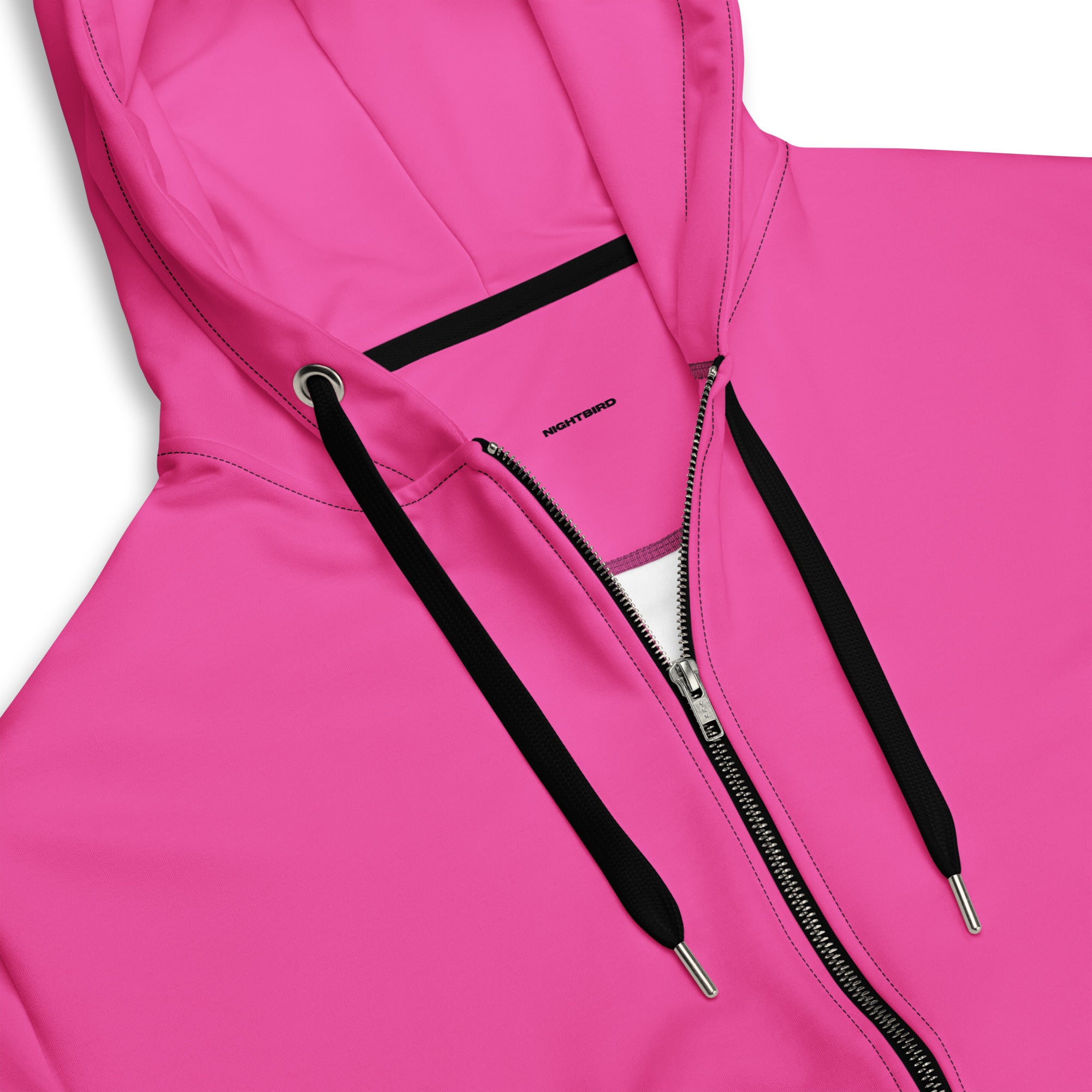 Zip Hoodie in Voltage Pink