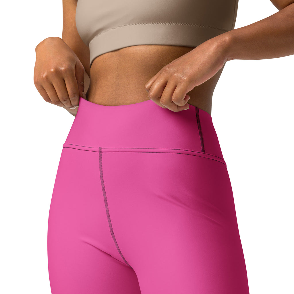 Yoga Leggings in Voltage Pink
