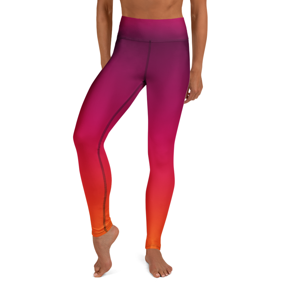 Yoga Leggings in Tokyo Afterglow