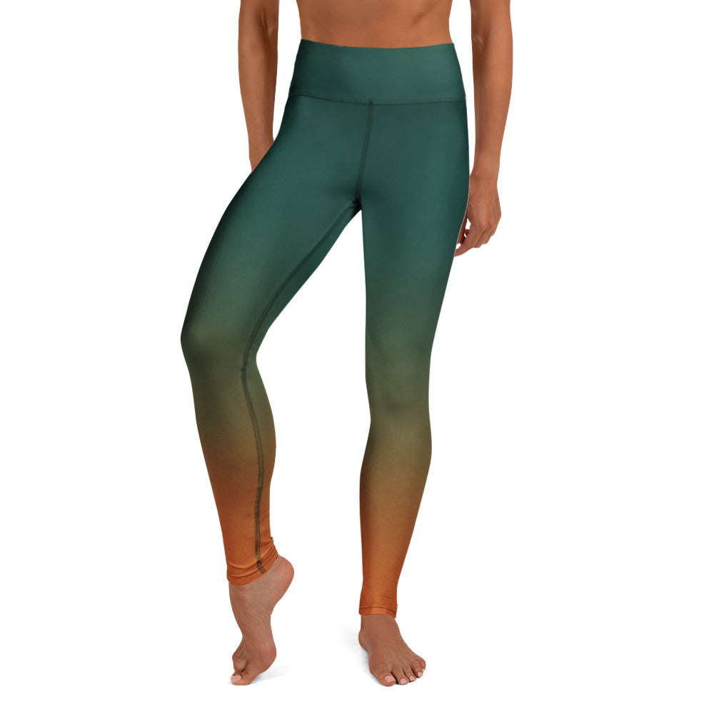 Yoga Leggings in Verdant Ember