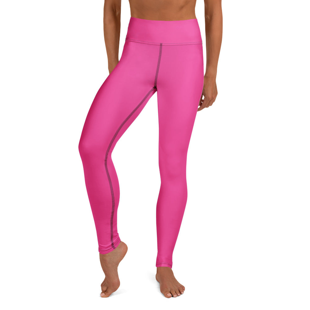 Yoga Leggings in Voltage Pink