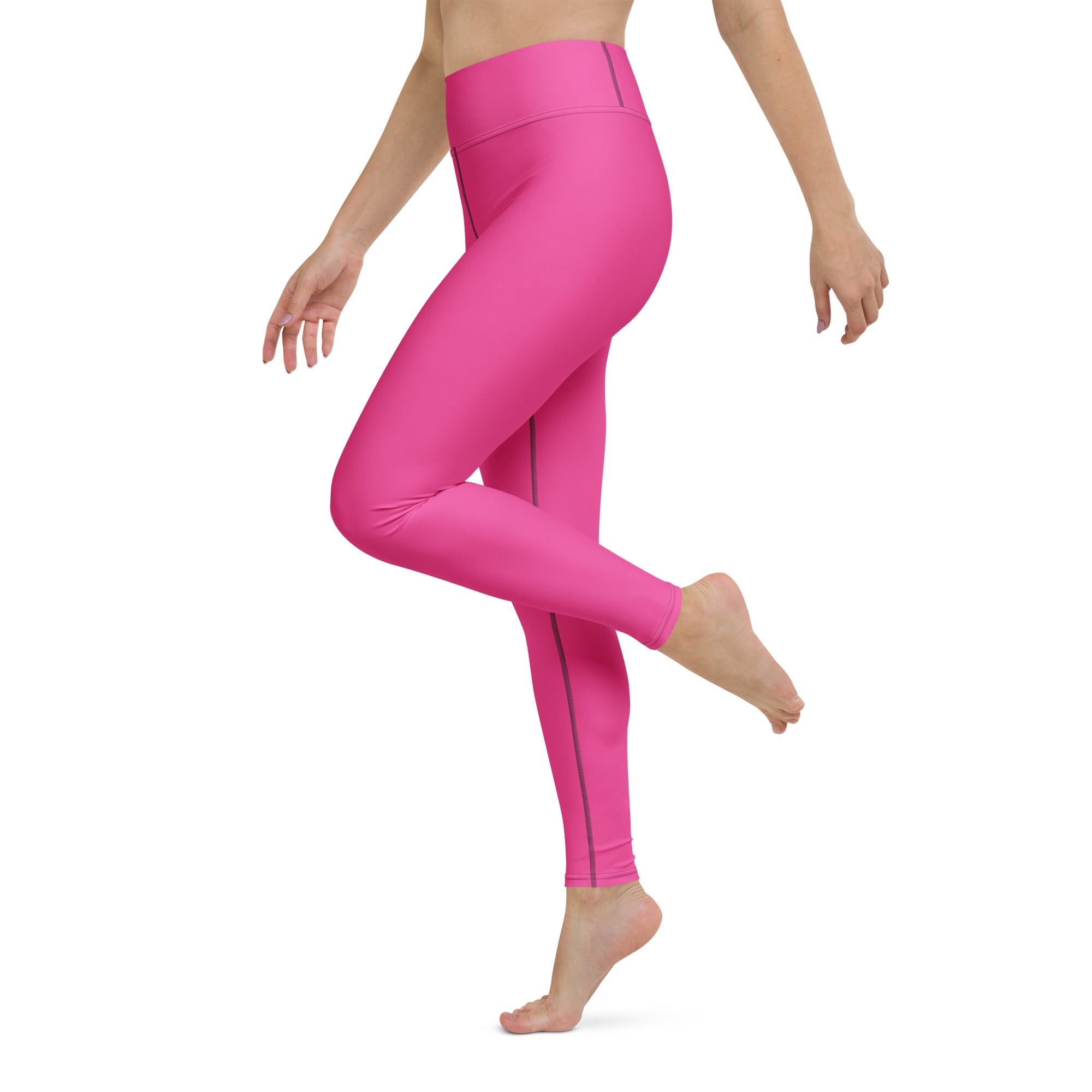 Yoga Leggings in Voltage Pink